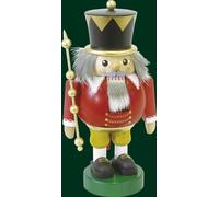 Nussknacker Nußknacker Nutcracker Re Erzgebirge NUOVO Seiffen Natale 12691