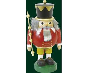 Nussknacker Nußknacker Nutcracker Re Erzgebirge NUOVO Seiffen Natale 12691