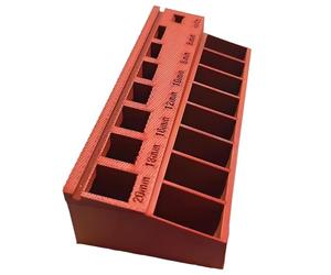 Nut and Bolt Organizer, Tool Compartment Organizer, Screw Sorter with Precise Portable Design, Sturdy Costrution, Ideal for Garage Workshop Toolbox Cabinet, 6,93 x 2,87 x 1,26 pollici