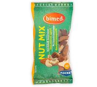 Nut mix nocciole, anacardi, mandorle, arachidi, noci brasili pocket 60g - Bimed
