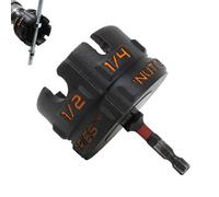Nut Zipper, Drill Attachment, Heavy Duty Drill Bit Inserter, Maintenance Fastener Tool, Portable Assembly Accessory Home Furniture Repair, Ideal for Automotive Projects Construction Tasks