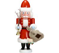 Nutcracker Babbo Natale Colorato HxBxT = 38x17x12cm NUOVO Natale Seiffen Nutcra