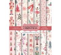 Nutcracker Ballet Christmas Scrapbook Paper Collection: 84 Double-Sided Pages · 8.5 x 11 Inch Scrapbook Paper Pad with Nutcrackers, Ballerinas, Candy ... & Sugar Plum Fairy Christmas Designs