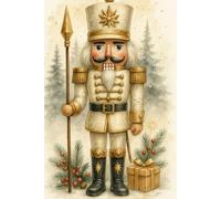Nutcracker Christmas Journal: Classic Holiday Lined Notebook, 6x9: Festive Nutcracker Design • Perfect for Notes, Lists, Ideas, Holiday Planning, or Gift-Giving