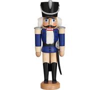 Nutcracker Husar Blu HxBxT = 28x10x8cm NUOVO Natale Seiffen Noci