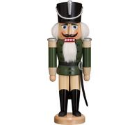 Nutcracker Husar Verde HxBxT = 37x13x10cm NUOVO Natale Seiffen Nüss