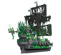 NUTCRACKER Kit per la costruzione di modelli di nave pirata, con luce LED, nave fantasma che vola olandese, giocattolo per la costruzione, modello di barca a vela, decorazione per la casa, Pasqua