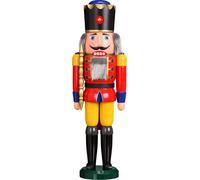 Nutcracker Re Rosso Grande HxBxT = 60x19x15cm NUOVO Natale Seiffen