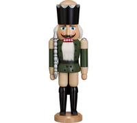 Nutcracker Re Verde HxBxT = 39x13x10cm NUOVO Natale Seiffen Noci