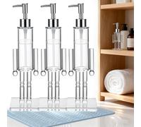 Nutcracker Soap Dispenser - Festive Hand Soap Dispenser for Holiday Decor - Durable Resin Design, Ideal for Kitchen & Bathroom - Unique Nutcracker Shape for Seasonal Gift Ideas (Trasparente,3)