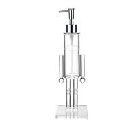 Nutcracker Soap Dispenser, Refillable Clear Acrylic Nutcracker Soap Dispenser for Kitchen, Bathroom (1PCS)