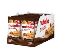 Nutella B-Ready, 32 Snack Dolci, Croccante Cialda di Pane con un Cremoso Ripieno di Nutella, 16 Confezioni