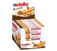 Nutella B-ready - 36 Snack Dolci Monoporzione, Croccante Cialda di Pane con un Cremoso Ripieno di Nutella, Confezione da 792 gr