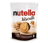 Nutella Biscuits - Croccanti Biscotti con un Cremoso Ripieno di Nutella, con Farina di Frumento e Zucchero di Canna, Ideali come Colazione, Snack e Merenda, Confezione da 304 gr
