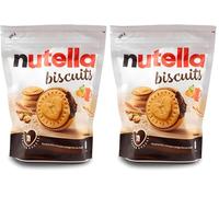 Nutella Biscuits - Croccanti Biscotti con un Cremoso Ripieno di Nutella, con Farina di Frumento e Zucchero di Canna, Ideali come Colazione, Snack e Merenda, Confezione da 608 gr
