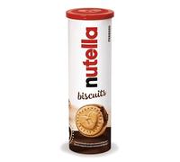 Nutella Biscuits Tubo - Croccanti Biscotti con un Cremoso Ripieno di Nutella, con Farina di Frumento e Zucchero di Canna, Ideali come Colazione, Snack e Merenda, 1 Confezione da 166 gr