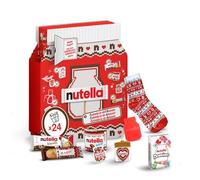 Nutella - Calendario Avvento 2024, 24 Deliziose Sorprese Nutella con Snack e Gadget, Idea Regalo Natale, Confezione da 528 Grammi