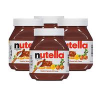 Nutella Cioccolato Nocciola Spalmabile con Cacao, Confezione da 4, 4 x 750 g