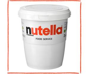 Nutella Crema Spalmabile alle Nocciole e al Cacao Secchiello per Bar Dolci 3Kg
