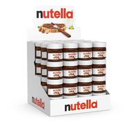 Nutella - Crema Spalmabile alle Nocciole e Cacao, Senza Glutine, Conservanti e Grassi Idrogenati, Formato Scorta per Eventi e Bomboniere, Ideale a Colazione, 64 Vasetti da 25 gr