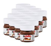 Nutella Ferrero piccolo mini design vetro 16er Set a 25 G, pane aufstrich, Noce