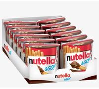 NUTELLA & GO 12 pezzi Snack Monoporzione Grissini Nutella Biscotti Ferrero