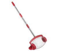 NUTER Harvester Tool - Collettore di noci per esterni, con manico regolabile, strumento leggero per lavori manuali | Rullo efficiente con cestino per noci pecan palline da golf Nerf Darts