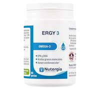 NUTERGIA ERGY 3 60 Perle, Nero, 1 unidad (Paquete de 1)