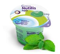 NUTILIS Aqua Gel Menta - alimento a fini speciali indicato per il trattamento alimentare dei soggetti con problemi di deglutizione associati a disfagia - 125G 12 PEZZI