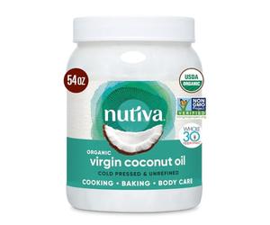 Nutiva 100% Organic Extra Virgin Coconut Oil 1.6 ltr