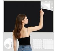 NUTKIT 300x145cm Oscuranti per Finestre,con Velcro,Tenda Oscurante Finestra