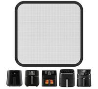 Nutmanel Schermo Friggitrice Paraschizzi per Cosori, Philips, Accessorio per Friggitrice ad aria Calda, Acciaio Inox, in silicone, Maglia Fine (22 * 21 * 0.5 cm)