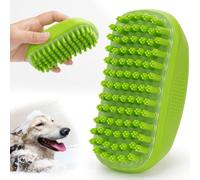 Nutmanel Spazzola da bagno per cani e gatti, Spazzola massaggiante per cani e gatti, Spazzola per Cani, Spazzolino di shampoo per cane, Massaggi in Silicone, per Cane Pelo Lungo, Medio e Corto