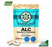 Nutra Core Acetyl L-Carnitine 550mg Capsule ALC 90Caps Vegan