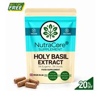 Nutra Core Basilico Sacro Capsule 3% Mucillagine 5% Saponine Vegan 5500mg