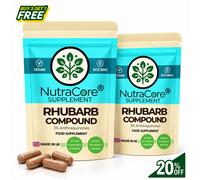Nutra Core Capsule Al Rabarbaro 5000mg (3% Antrachinoni) Vegan 60 Capsule