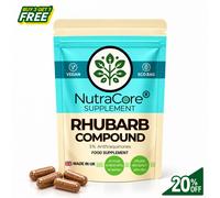 Nutra Core Capsule Al Rabarbaro 5000mg (3% Antrachinoni) Vegan 60 Capsule