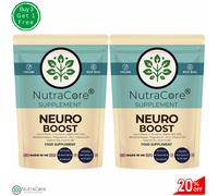 Nutra Core Capsule Neuro Boost 100% Naturali Vegane (Lions Mane, L-Tyrosine)