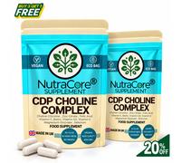 Nutra Core CDP Choline Complex Capsule 600mg Zinco, Magnesio, Selenio 180 Caps