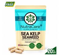 Nutra Core Integratore Alghe Sea Kelp Estratto 6000mg 3% Alginati, 90 Capsule