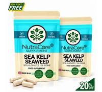 Nutra Core Integratore Alghe Seac Kelp Estratto 6000mg Capsule 180