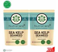 Nutra Core Integratore In Capsule Di Kelp 6000mg 3% Alginati 0.5% Iodio Vegan