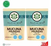 Nutra Core Mucuna Pruriens Capsule 600mg 50%L-Dopa 180Caps Naturali Vegan