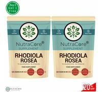 Nutra Core Rhodiola Rosea Capsule Estratto 6000mg 100% Naturale Vegan