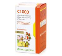 Farmaderbe C 1000 Integratore Alimentare, 60 Compresse