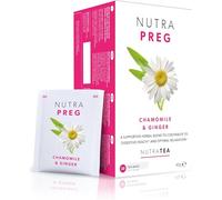 Nutra Tea Tisana per la gravidanza - Aiuta ad alleviare la nausea e sostiene il benessere della mamma - 20 Bustine Riutilizzabili - Nutra Preg