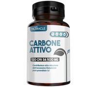 Nutracle Carbone Attivo Integratore Gonfiore e Meteorismo, 120 Compresse