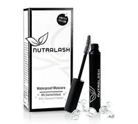 Nutralash Mascara Waterproof - Mascara Impermeabile con Polvere di Diamante I Per Ciglia Lunghe e Voluminose I Mascara Nutriente con Acido Ialuronico I Prodotto in Germania I 5ml