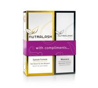 Nutralash - Set di vantaggi mascara e siero per ciglia, mascara nero profondo per massimo volume, siero per ciglia lunghe in soli 6-8 settimane, per ciglia lunghe e voluminose, 5 ml e 3 ml
