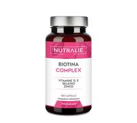 Nutralie Biotina Complex 120 Capsule - Integratore Per Capelli, Pelle Ed Unghie